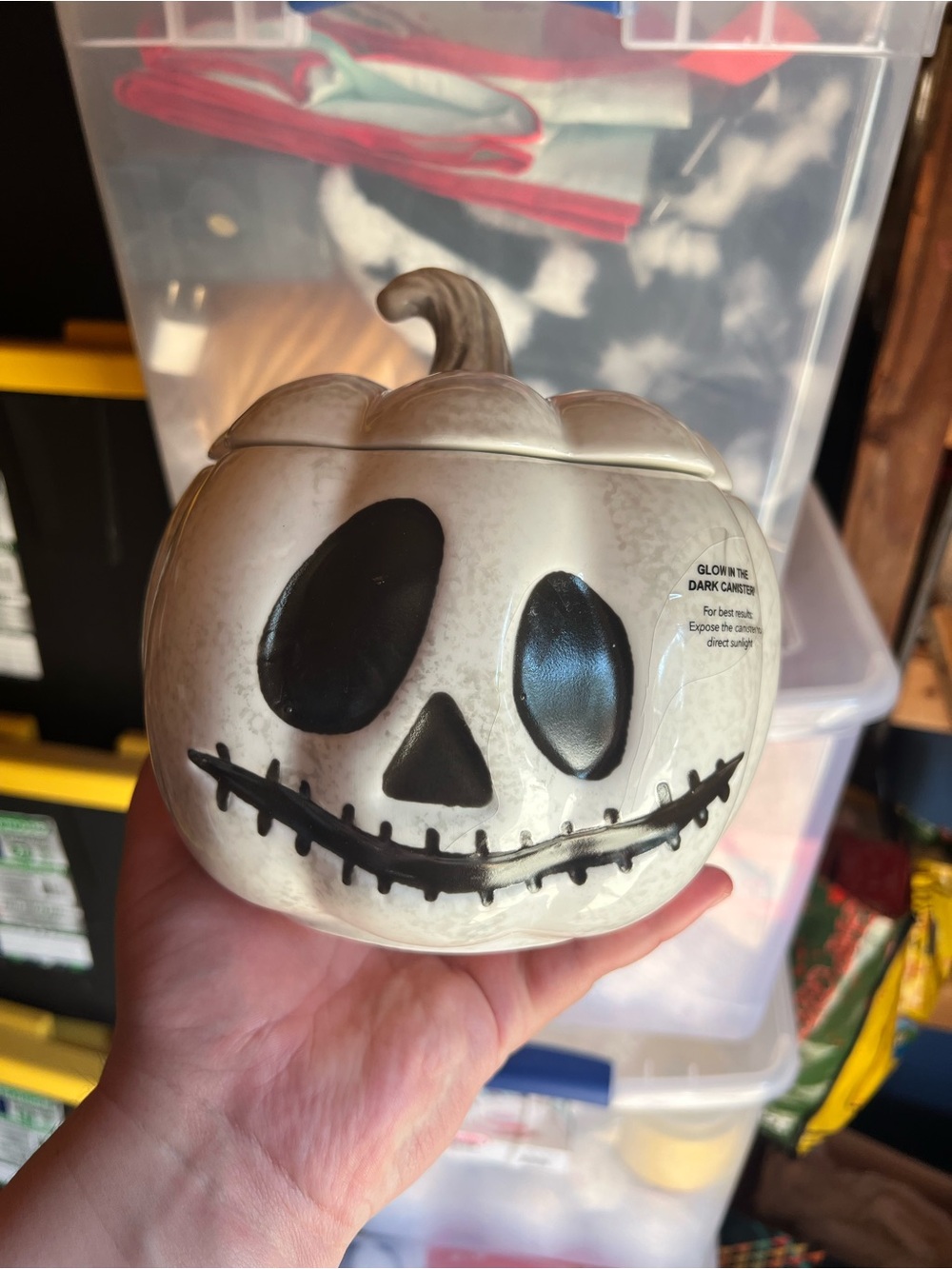 JACK O LANTERN COOKIE JAR